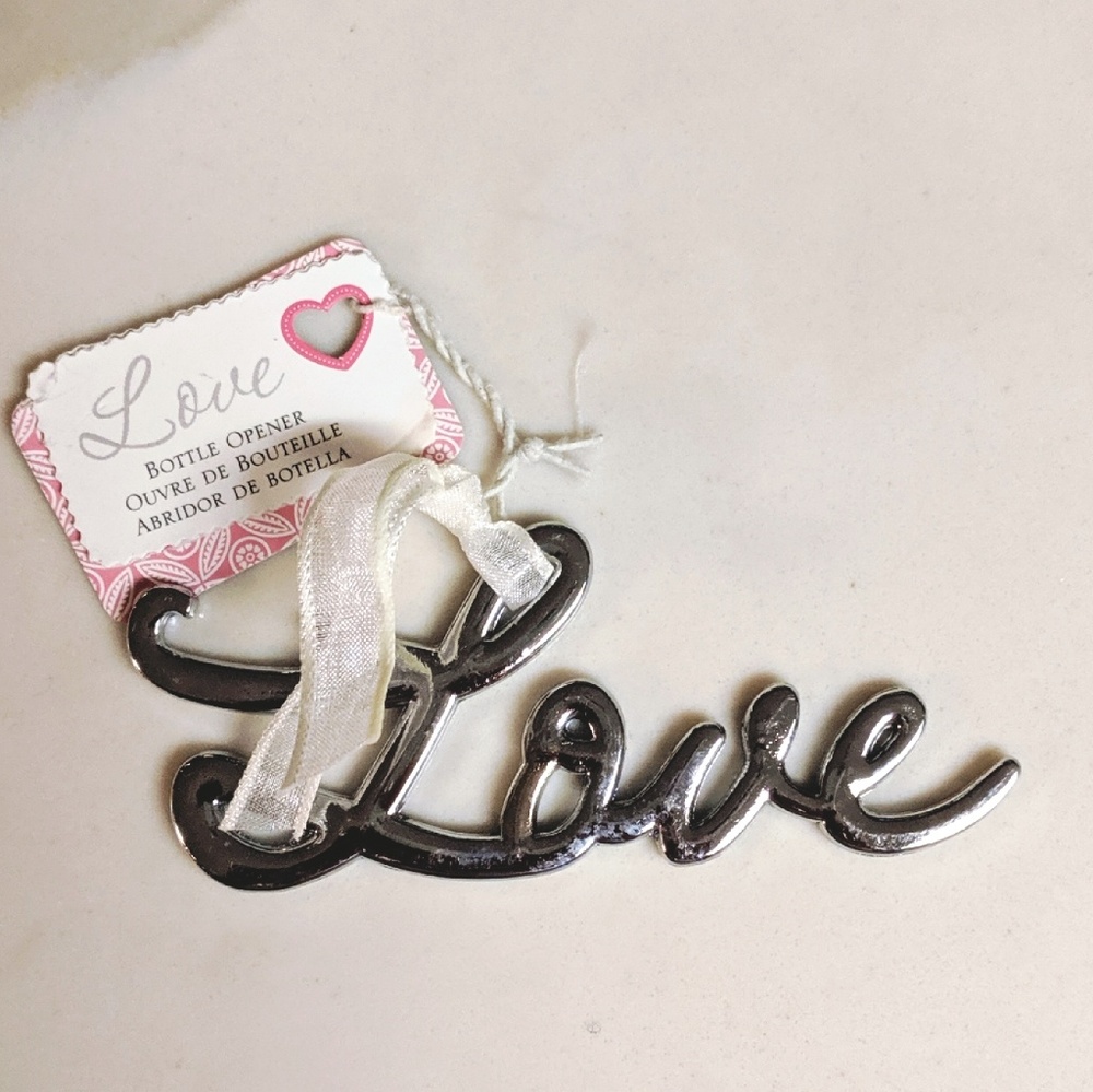 NEW Kate Aspen "Love" Bottle Opener